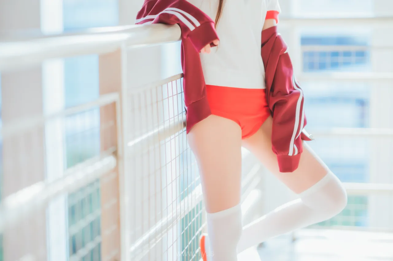 桜桃喵 NO.54 未熟2 红色体操服